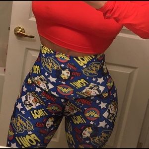 ABS2B Wonder Woman high waist fitness tights